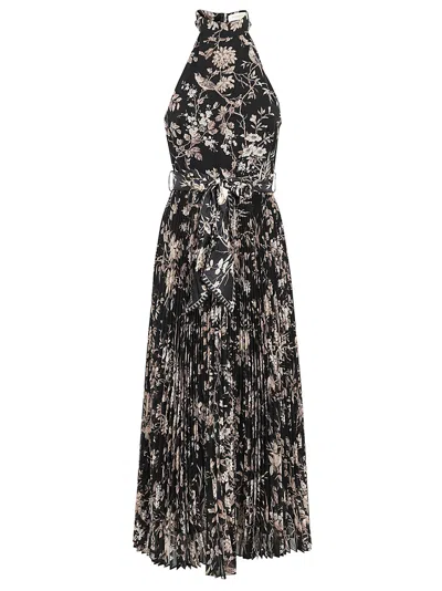 Shop Zimmermann Sunray Picnic Dress In Blkmok Black Mockingbird