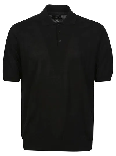 Shop Ballantyne Short Sleeve Polo Shirt In Black