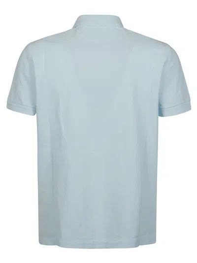 Shop Tom Ford Tennis Piquet Short Sleeve Polo Shirt In Crystal Blue