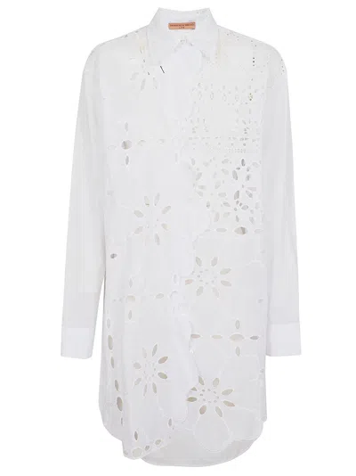 Shop Ermanno Scervino Shirt Over In Bright White