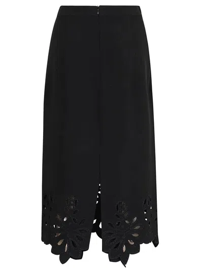 Shop Ermanno Scervino Longuette Skirt In Black