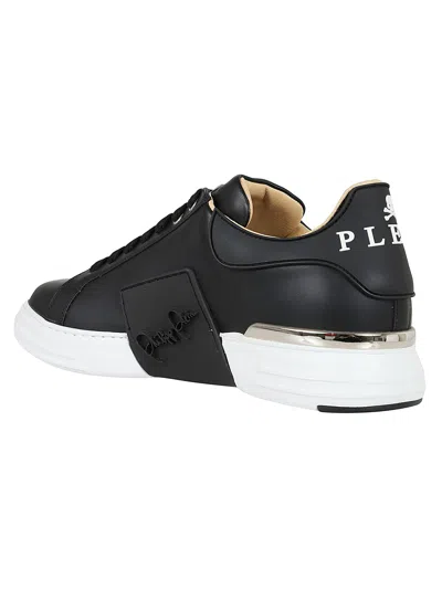 Shop Philipp Plein Lo-top Sneakers Hexagon In Black White