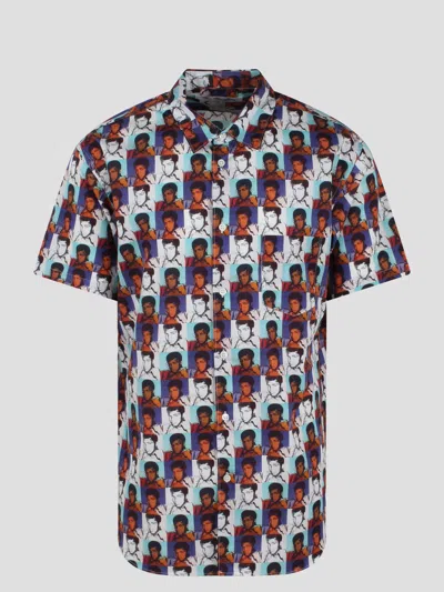 Shop Comme Des Garçons Shirt Muhammad Ali Printed Shirt In Multicolour