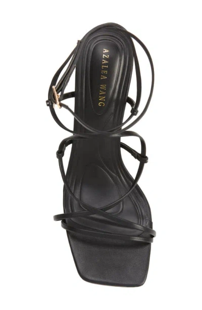 Shop Azalea Wang Kaylin Ankle Strap Sandal In Black