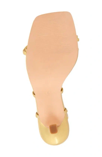Shop Azalea Wang Kaylin Ankle Strap Sandal In Gold