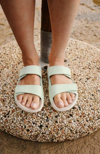 Shop Ecco Cozmo Slide Sandal In Matcha