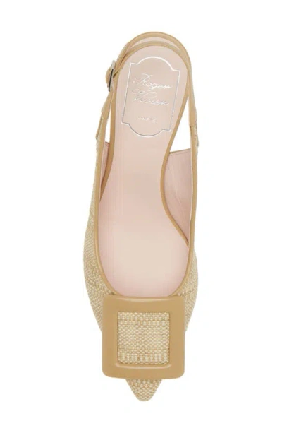 Shop Roger Vivier Viv In Beige