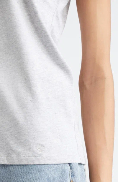 Loulou Studio Loulou De Saison Poso Supima® Cotton Tank In Grey Melange