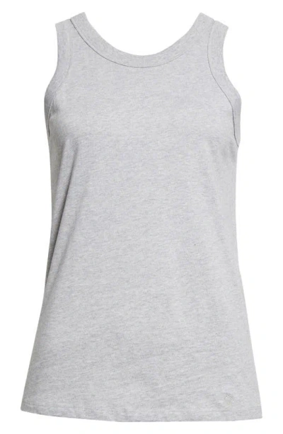 Loulou Studio Loulou De Saison Poso Supima® Cotton Tank In Grey Melange
