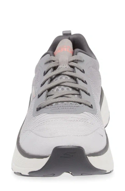 Shop Skechers Max Cushioning Arch Fit® In Gray/ Coral
