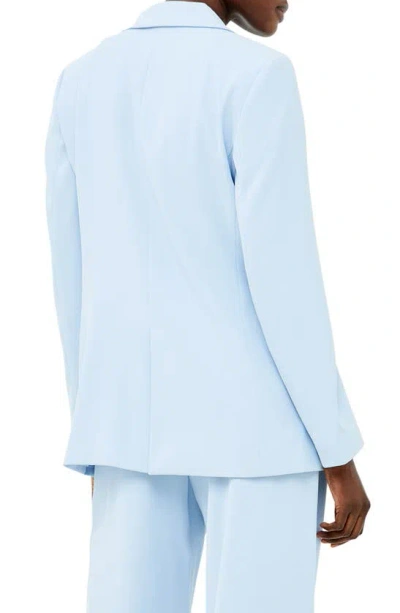 Shop French Connection Harrie One-button Blazer In Cashmere Blue