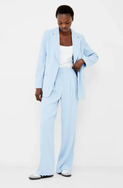Shop French Connection Harrie One-button Blazer In Cashmere Blue