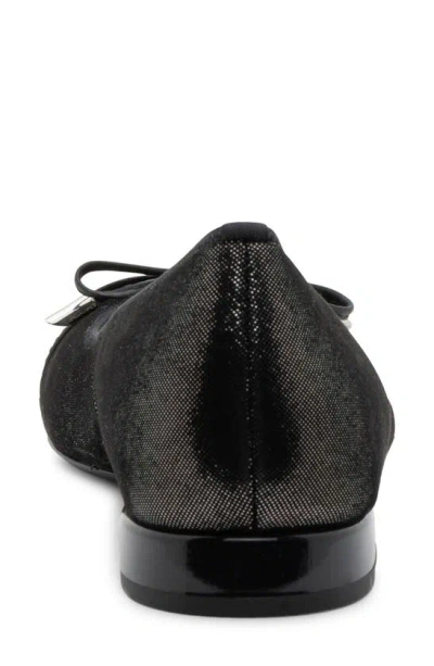 Ara Sonoma Cap Toe Flat In Black