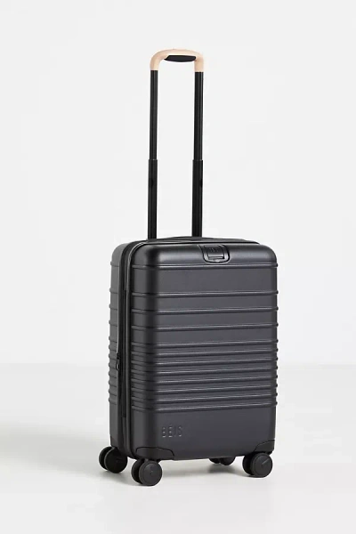 Shop Beis Carry-on Roller Suitcase In Black
