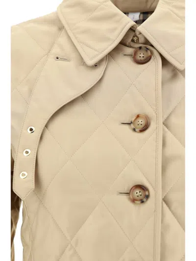 Shop Burberry Down Jackets In New Chino