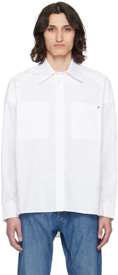 Shop Apc White Natacha Ramsay-levi Edition Warvol Shirt In Aab White