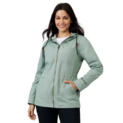 Shop Free Country Women's Lightweight Cascade Canvas Jacket In Green