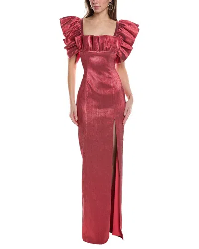 Shop Black Halo Prince Gown In Pink