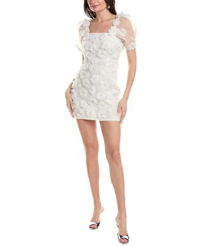 Shop Loveshackfancy Odella Mini Dress In White