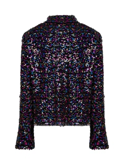 NOCTURNE MULTICOLOR SEQUINED SHIRT 