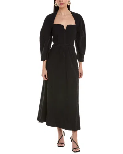 Shop Mara Hoffman Violeta Maxi Dress In Black