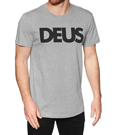 Shop Deus Ex Machina All Caps Tee In Grey