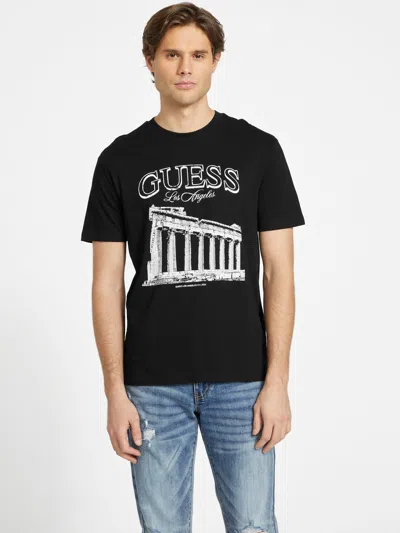 Shop Guess Factory Magnus Graphic Tee In Black
