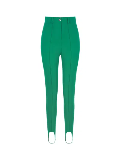 Shop Nocturne High-waisted Stirrup Leggings In Green