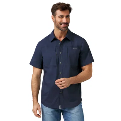Shop Free Country Men's Acadia Short Sleeve Shirt In Grey
