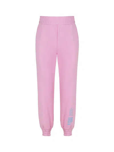 Shop Nocturne Printed Jogging Pants In Pink