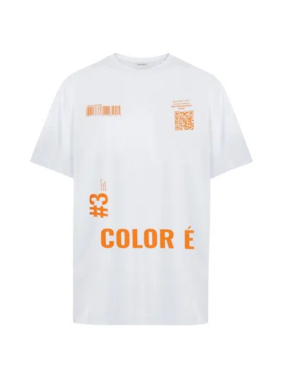 Shop Nocturne Printed Oversized T-shirt In Orange
