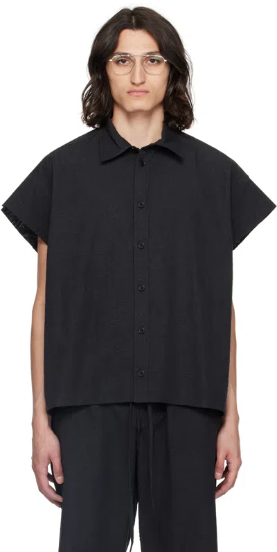 Shop Airei Black Button Shirt