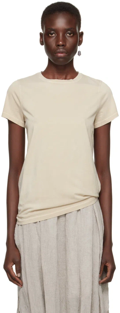 Shop Lauren Manoogian Taupe Bias Baby T-shirt In Ws01 Washed Sage