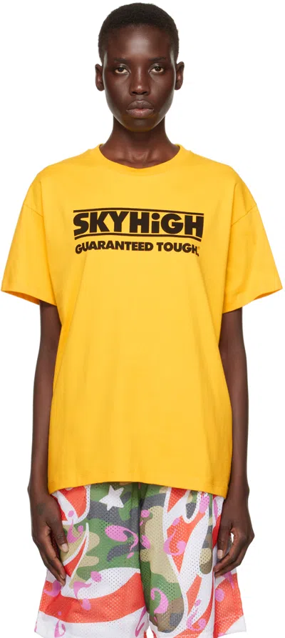 Shop Sky High Farm Workwear Yellow Construction T-shirt In 1 Yellow