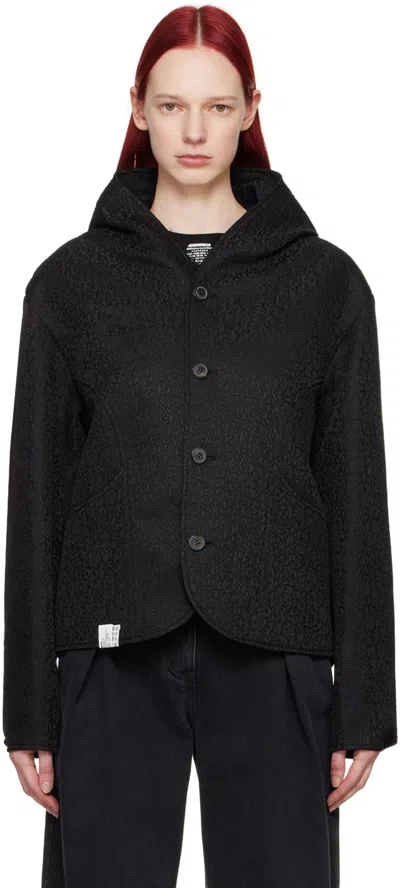 Shop Ader Error Black Koven Jacket In Noir