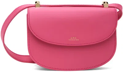 Shop Apc Pink Genève Mini Bag In Fah Fuschia