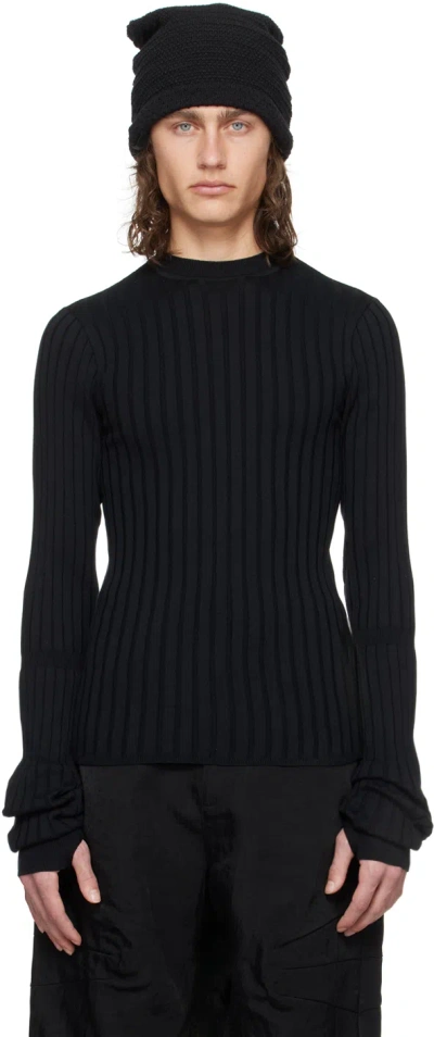 Shop Ouat Black Office Sweater