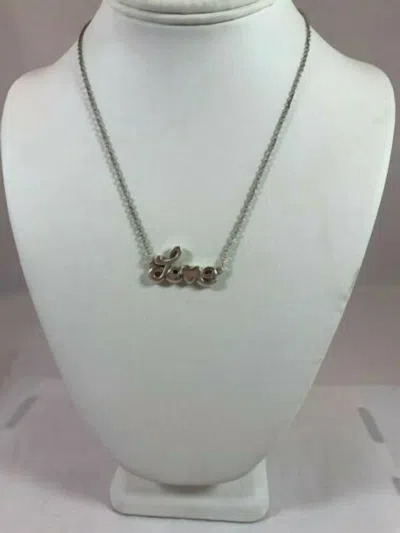 Brighton All You Need Is Love Necklace In Silver In Silver