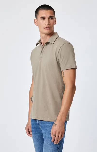 Mavi Polo Shirt In Walnut In Brown