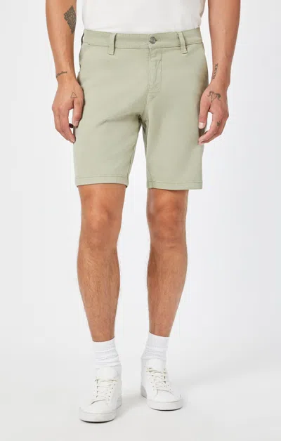 Shop Mavi Noah Shorts In Sea Grass Luxe Twill In Green