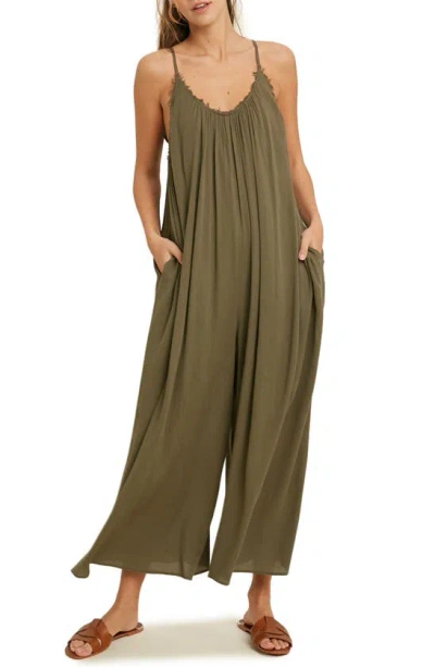 Shop Wishlist Camisole Jumpsuit In Olive