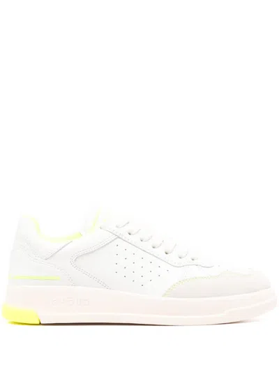 Shop Ghoud Tweener Low Leather Sneakers In Yellow