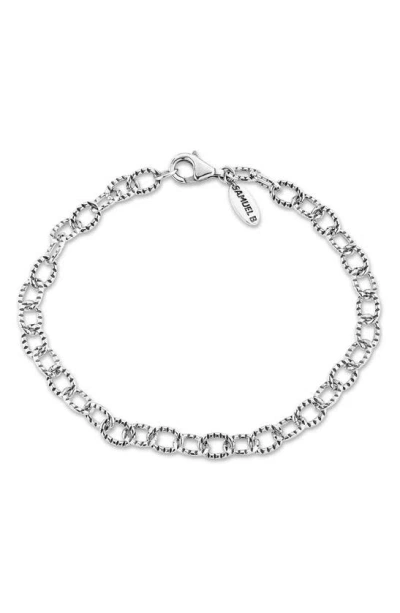 Shop Samuel B. Link Chain Bracelet In Silver