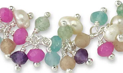 Samuel B. Multi Stone Beaded Bracelet In Pink Multi