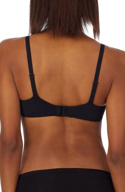 Shop Dkny Table Tops Underwire Plunge Bra In Black