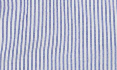 Shop Tommy Hilfiger Kids' Seersucker Stripe Shorts In Surf The Web