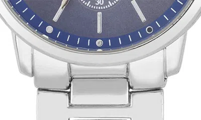 I Touch Jones New York Two-piece Diamond Accent Bracelet Watch His & Hers Set In Silver