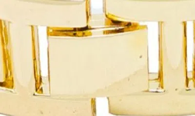 Shop I Touch 32mm Crystal Embellished Bracelet Watch & Bangle Bracelet Set In Gold