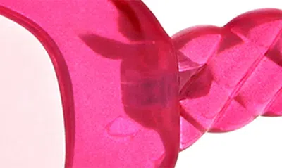 Shop Bcbg 49mm Twist Oval Sunglasses In Pink