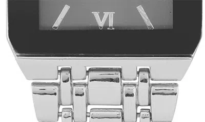 I Touch Jones New York Two-piece Diamond Accent Bracelet Watch His & Hers Set In Silver